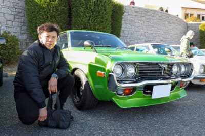 マツダ 2代目 LA22S型 ルーチェとオーナーの友孝さん