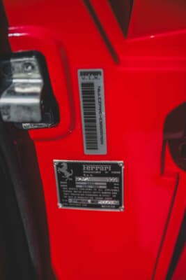 358万ドル（邦貨換算約5億3370万円）で落札されたフェラーリ「F40」（C）Courtesy of RM Sotheby's